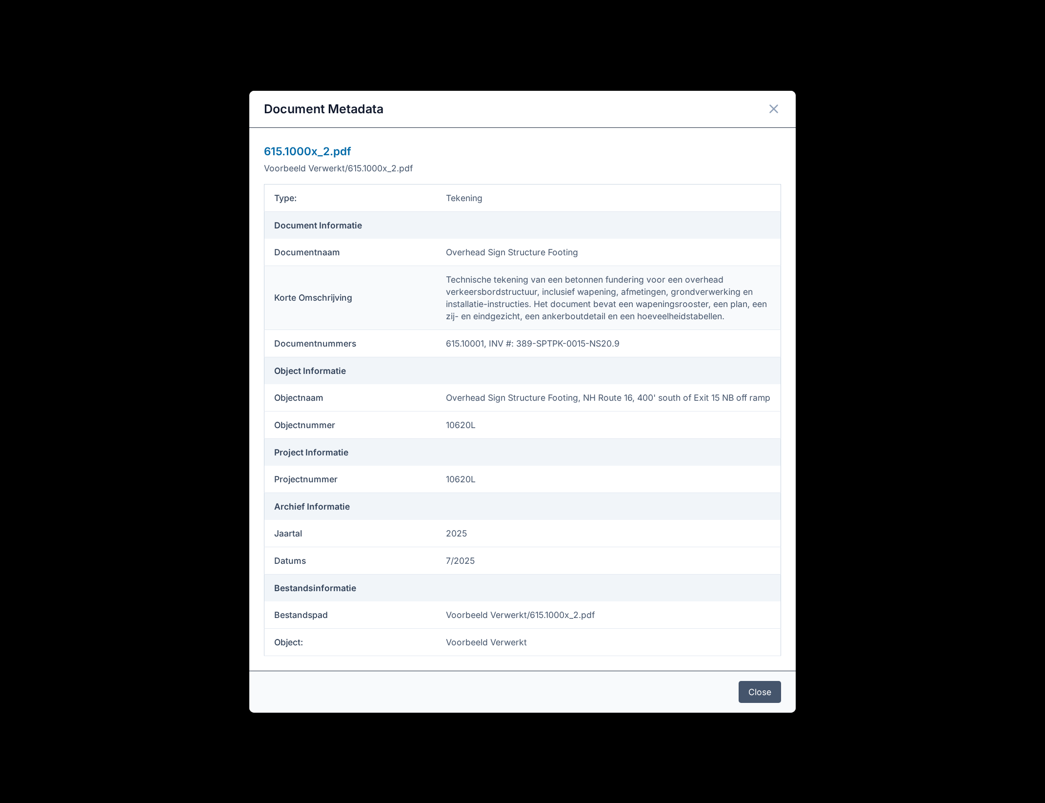 Metadata Extractie